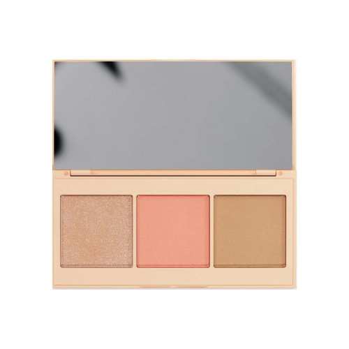 Контурна палітра Paese 3в1 Хайлайтер+рум'яна+бронзер Contour Palette Peach 9 г