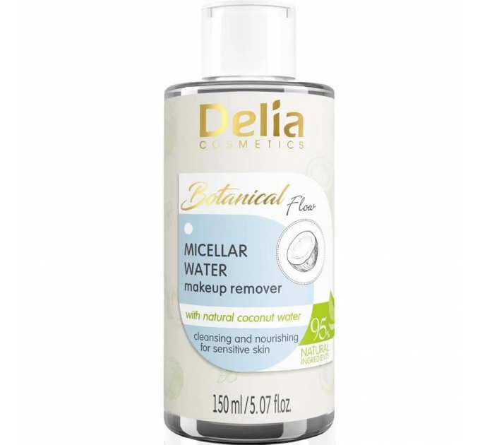 Міцелярна вода для зняття макіяжу Delia Botanical Flow Micellar Water Makeup Remover 150 мл