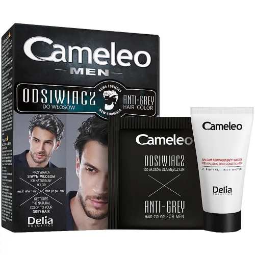 Антіседін для брюнетів Delia Cameleo Men Anti Grey Hair Color 30 мл