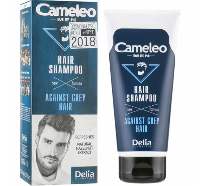 Шампунь для волосся і бороди Delia Cameleo Men Shampoo 150 мл