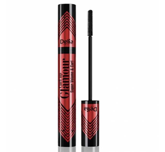 Туш для вій Delia Glamour Volume&Length Mascara Curl-up