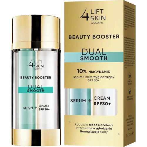 Сироватка та крем для обличчя Lift4Skin Dual Smooth Serum з ніацинамідом