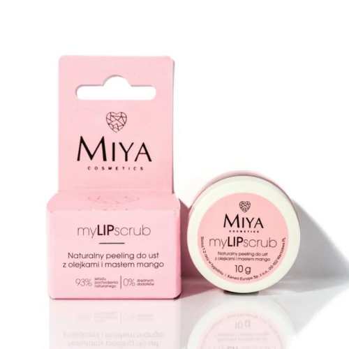 MIYA myLIPscrub Скраб для губ натуральний з оліями та маслом манго 10 г