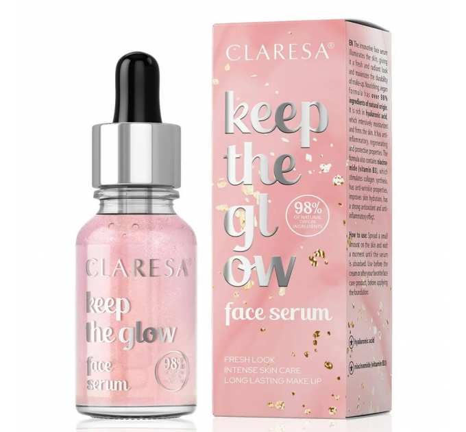 Сироватка для обличчя Claresa Keep The Glow Освітлююча