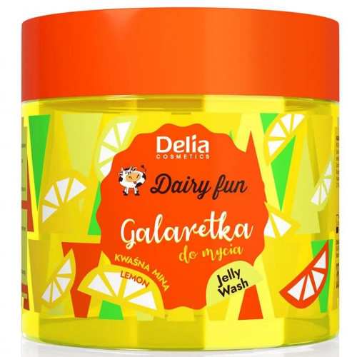 Желе для миття тіла Delia Dairy Fun Лимон