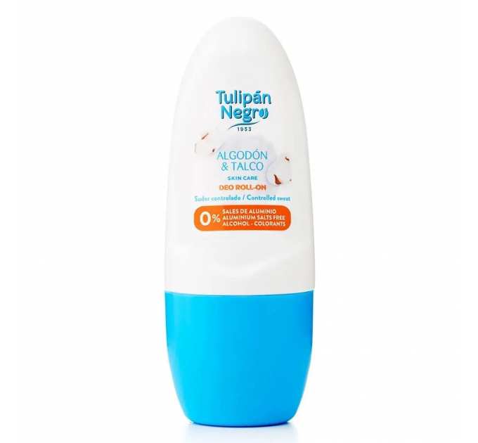Дезодорант кульковий Tulipan Negro Бавовна та Тальк