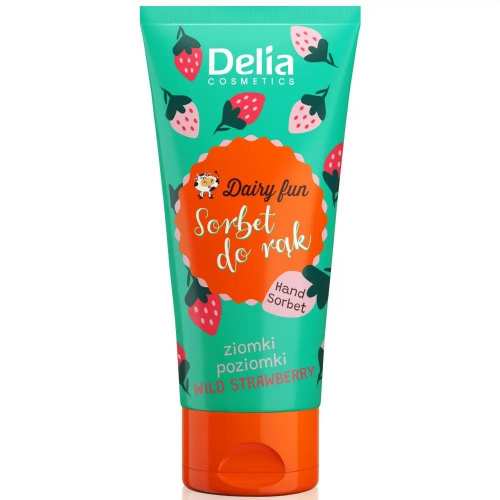 Сорбет для рук Delia Dairy Fun Суниця