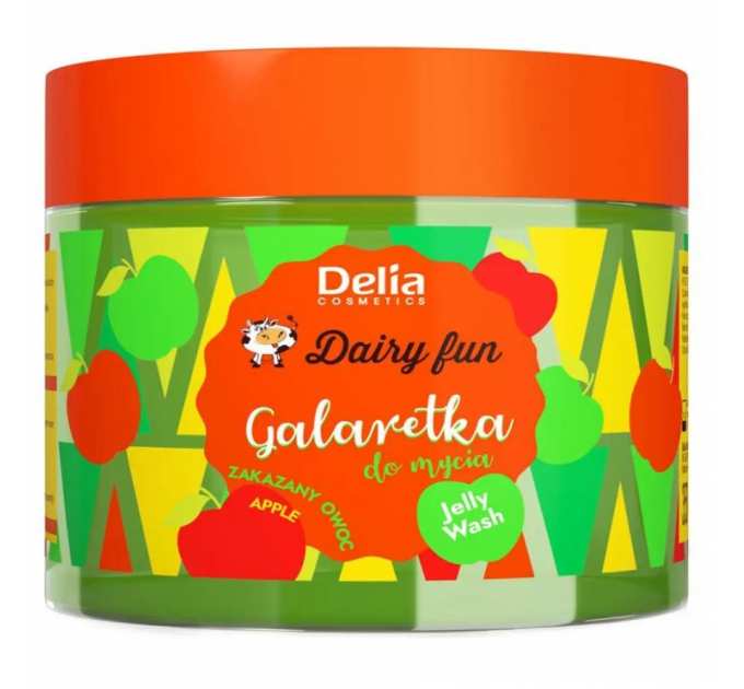 Желе для миття тіла Delia Dairy Fun Яблуко