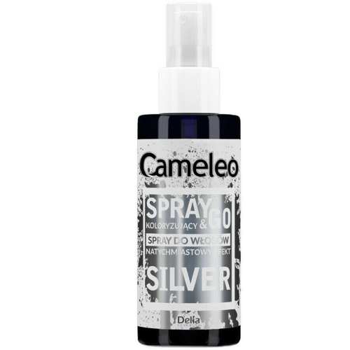 Відтінковий спрей для волосся Delia Cameleo Spray&amp;Go Срібний