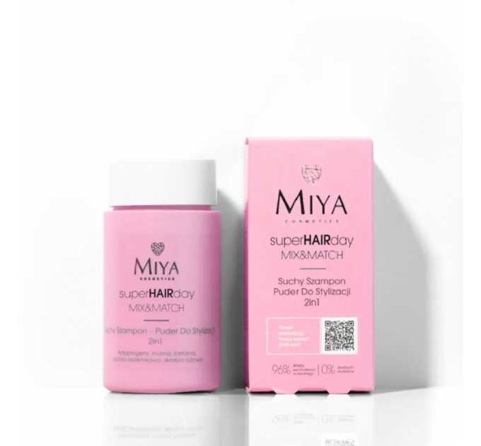 MIYA superHAIRday Сухий шампунь для волосся стайлінг-пудра 2в1 10г