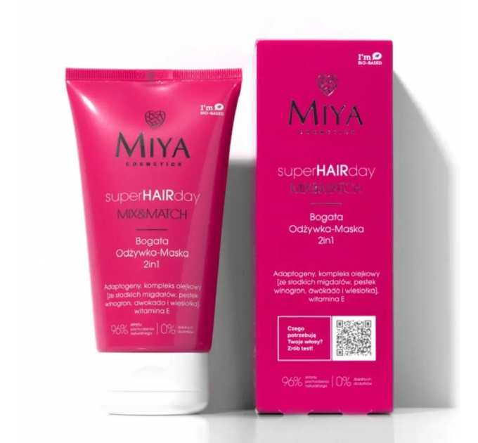 MIYA superHAIRday Кондиціонер-маска 2в1 для волосся поживна 150мл