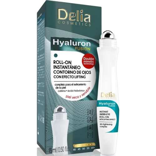 Гель-ліфтинг для шкіри навколо очей Delia Lifting Roll-On 3D Hyaluron Gel 15 мл