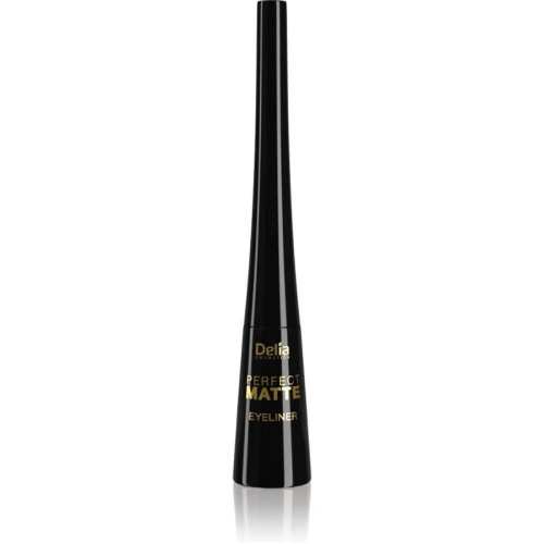 Рідка матова підводка для очей Delia Eyeliner Perfect Matte Brown