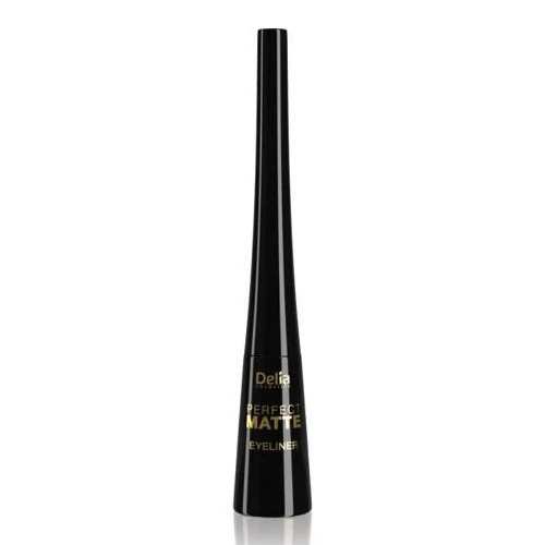 Рідка матова підводка для очей Delia Eyeliner Perfect Matte Black