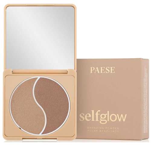 Бронзер-палетка Paese Self Glow Bronzer Medium 2 в 1