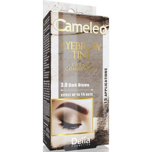 Крем-фарба для брів Delia Eyebrow Expert Cameleo Dark Brown 15 мл