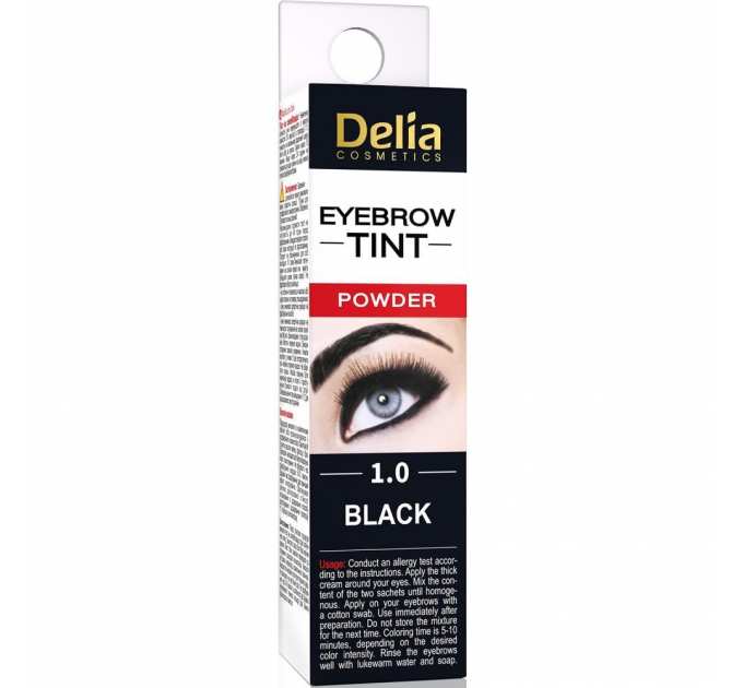 Фарба для брів Delia Eyebrow Expert Henna Traditional Хна Чорний 2 мл