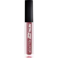 Рідка помада для губ матова Elixir Liquid Lip Metal Mat тон 428 Carmelian