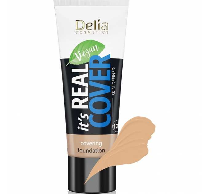 Тональний крем Delia Real Cover Honey 206