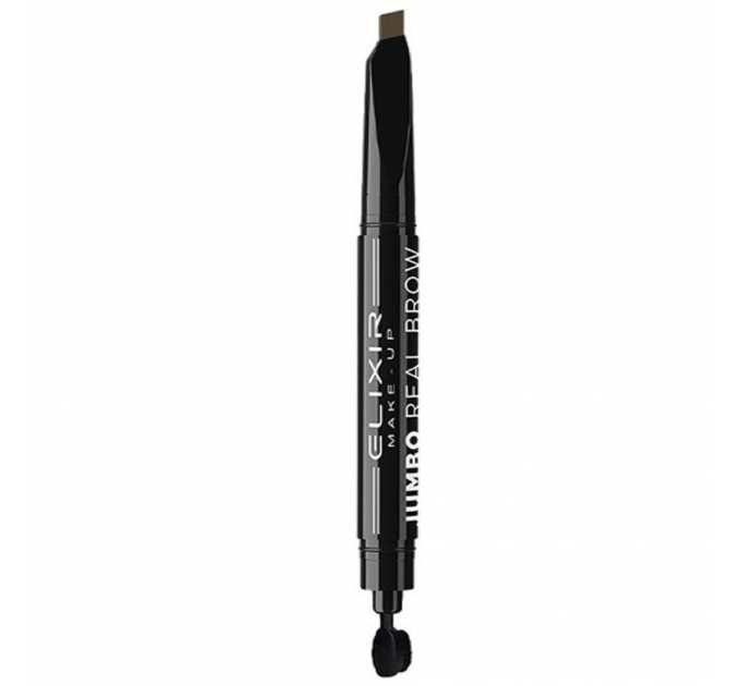 Олівець для брів Elixir Jumbo Real Brow Dark Brown тон 01