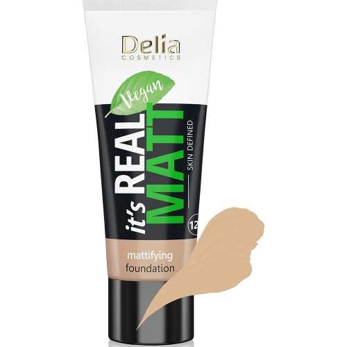 Тональний крем Delia Real Matt Sand 104