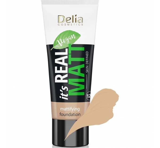 Тональний крем Delia Real Matt Sand 104