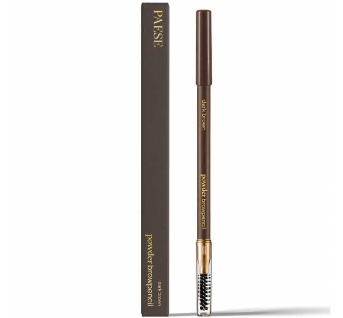 Олівець для брів пудровий Paese Powder Browpencil Dark Brown