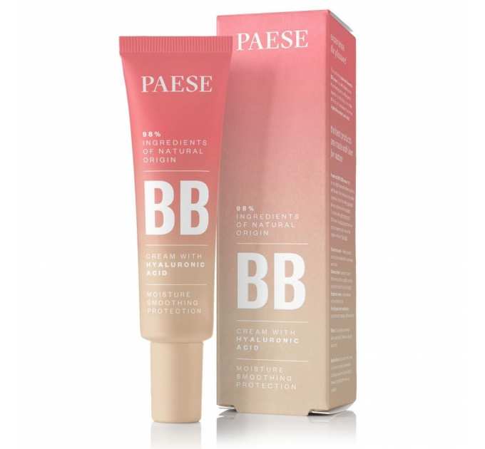 Тональний BB-крем Paese з гіалуроновою кислотою 02N Beige