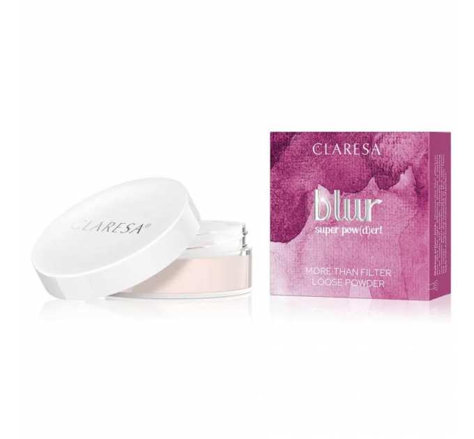 Пудра для обличчя з ефектом оптичного розгладжування шкіри Claresa Blur Super Powder!