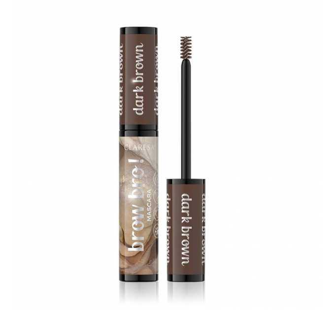 Туш для брів Claresa Brow Bro! тон 02 Dark Brown