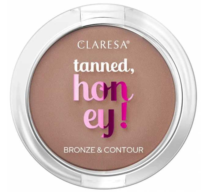 Бронзер для обличчя Claresa Tanned Honey! Тон 12 Versatile