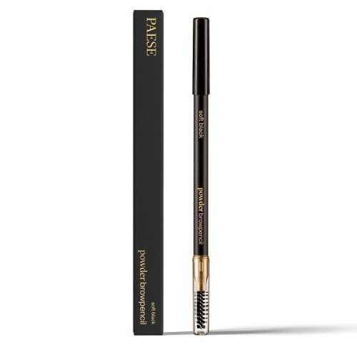 Олівець для брів пудровий Paese Powder Browpencil Soft Black 1,19г