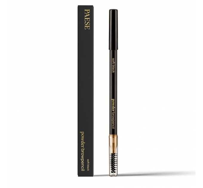 Олівець для брів пудровий Paese Powder Browpencil Soft Black 1,19г