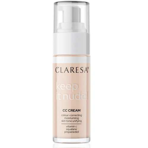 Тональний крем для обличчя зволожуючий Claresa Keep It Nude! тон 101 Light