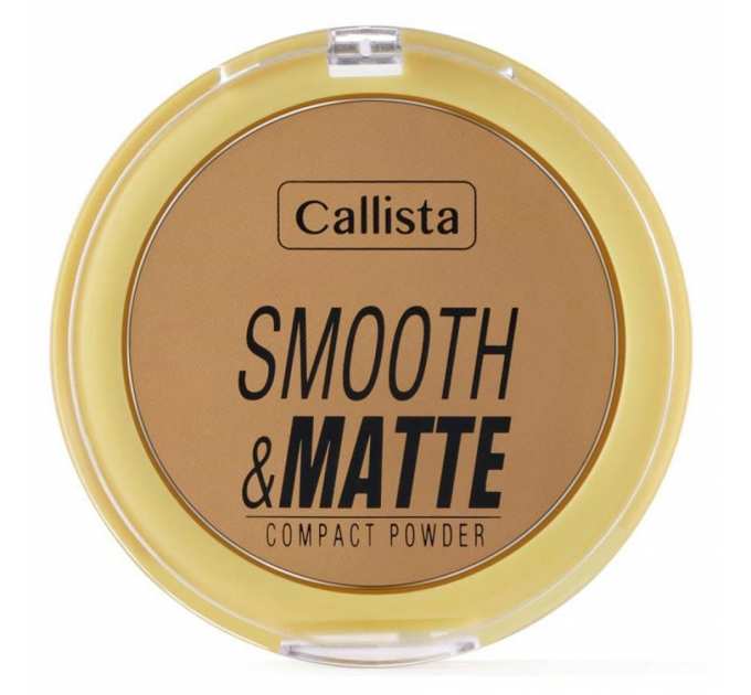 Callista Пудра для обличчя компактна SMOOTH&MATTE COMPACT POWDER тон 40 Apricot 10г