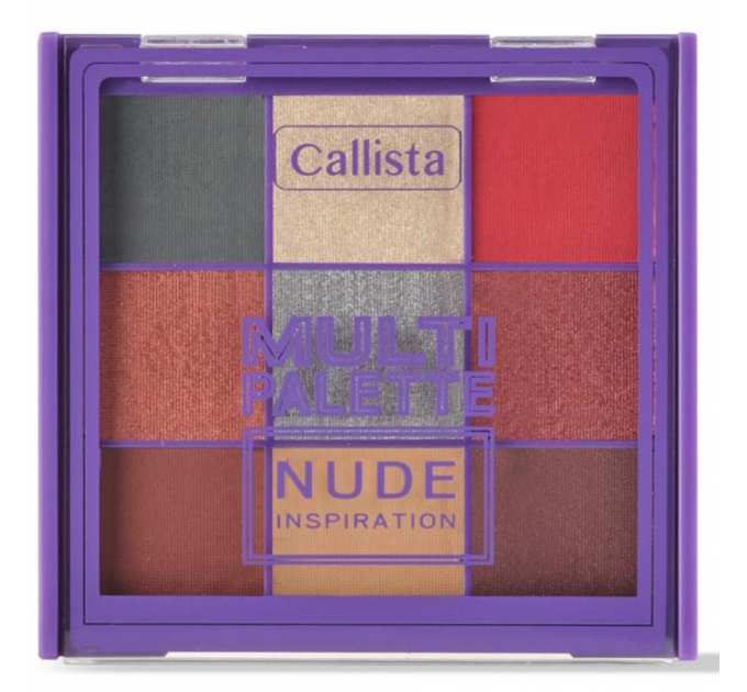 Callista Палетка тіней для повік MULTI PALETTE тон 102 Nude Inspiration 0,79г x 9