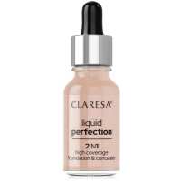 Тональний консилер Claresa Liquid Perfect 2w1 104 Nude Тональний консилер Claresa Liquid Perfect 2w1 104 Nude