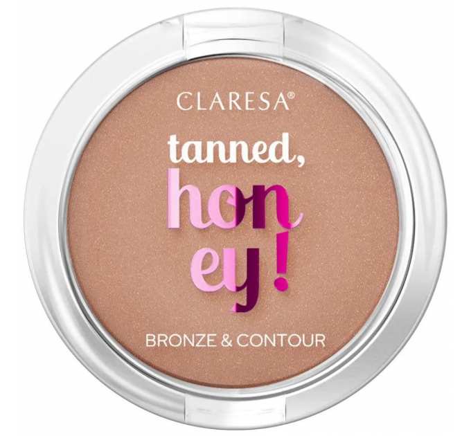 Бронзер для обличчя Claresa Tanned Honey! Тон 13 Shimmery