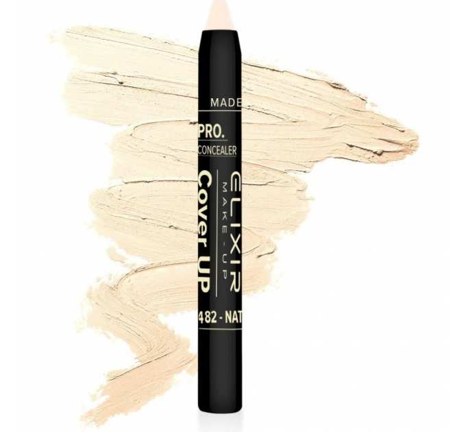 Консилер-олівець для обличчя Elixir Cover Up Pro тон 482 Natural