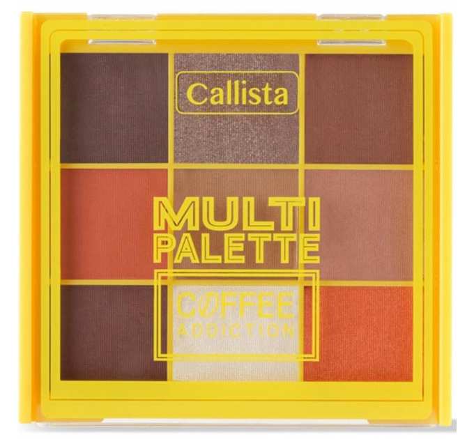 Callista Палетка тіней для повік MULTI PALETTE тон 103 Coffee Addiction 0,79г x 9