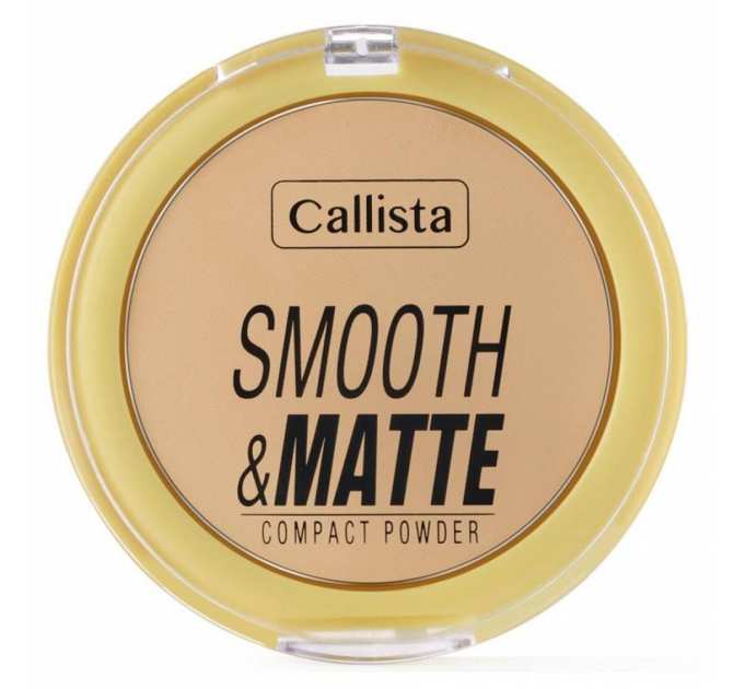 Callista Пудра для обличчя компактна SMOOTH&MATTE COMPACT POWDER тон 10 Natural Beige 10г