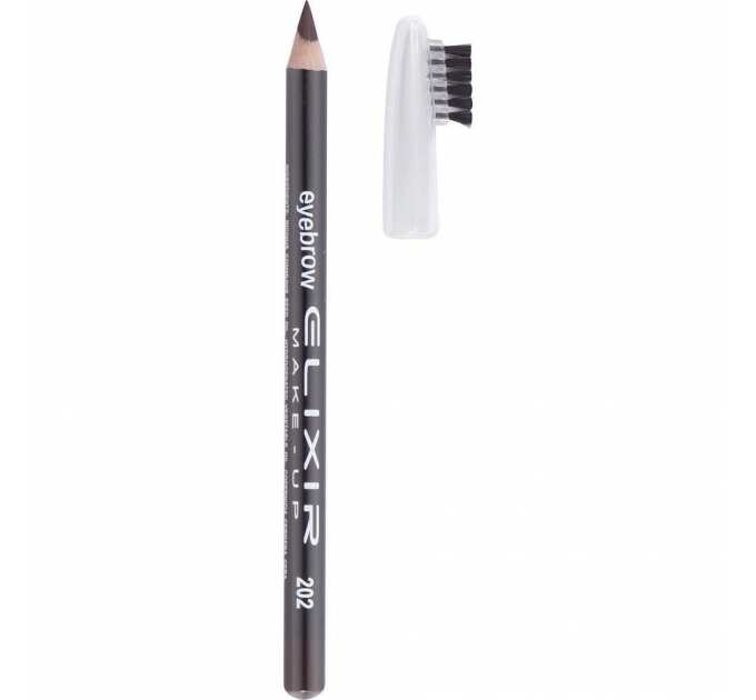 Олівець для брів Elixir Silky Eye Pencil Cafe Noir тон 202