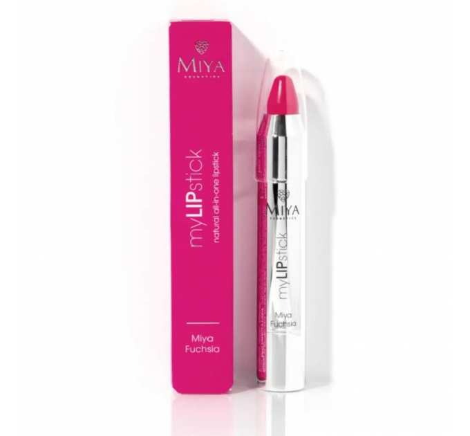 MIYA myLIPstick помада-олівець "все в одному" тон Fuchsia 2,5г