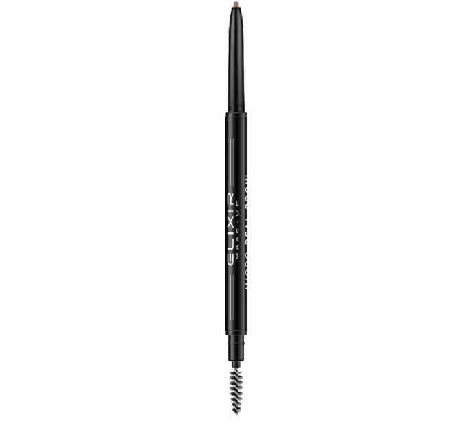 Олівець для брів Elixir Micro Real Brow Dark Brown тон 01