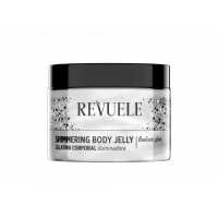 Желе для тіла мерехтливе срібне Revuele, 400 мл