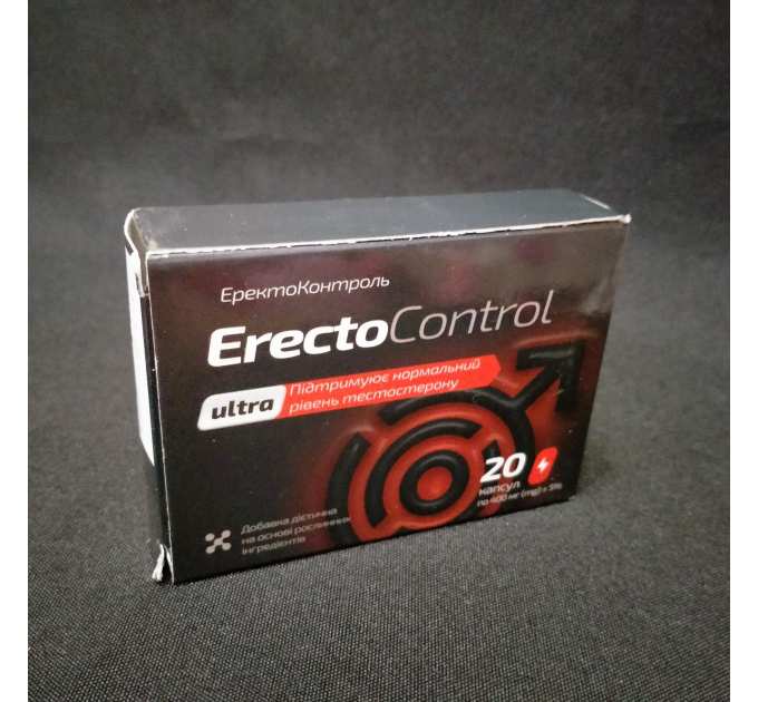 ErectoControl (ЕректоКонтроль) натуральний засіб для чоловіків, 20 капс