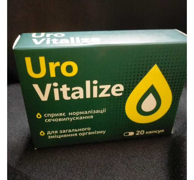 Uro Vitalize (Уро Віталайз, УроВіталайз) нормалізація сечовипускання, 20 капс