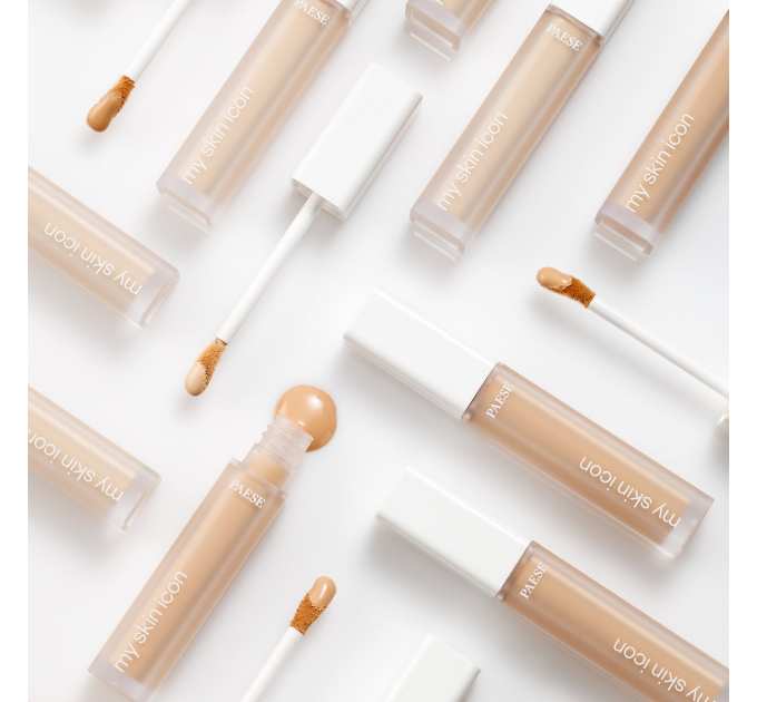 Консилер для лица з сатиновым финишем Paese My Skin Icon тон 01 Porcelain Beige, 6,5 мл