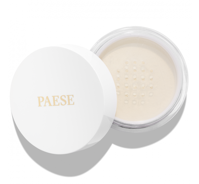 Пудра розсипчаста напівпрозора фіксуюча з матовим фінішем Paese My Skin Icon тон 01 Universal Beige, 8 г